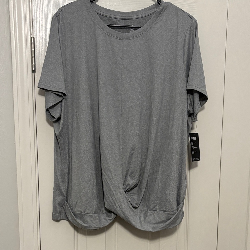 Ideology Gray Short Sleeve Women’s Tee